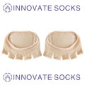 Five Toe Women's Cotton Thin Socks With Glue And Padded Split Toe socks